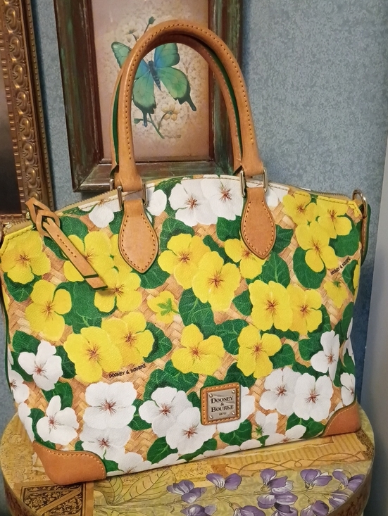 Dooney & Bourke Handbags - Dooney & Bourke floral domed satchel